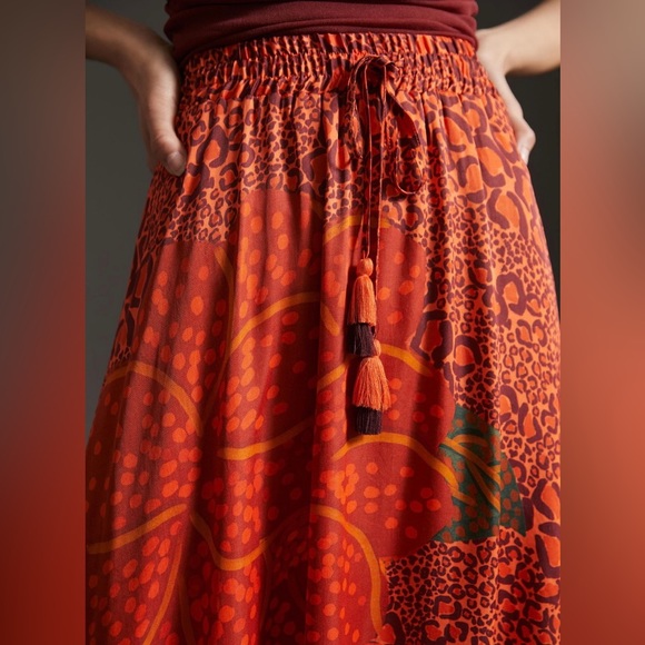 Farm x Anthropologie Printed Midi Skirt - Picture 5 of 11